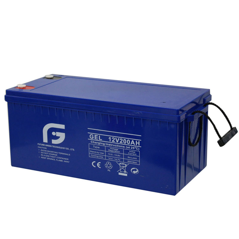 Batería AGM recargable de almacenamiento de ácido de plomo sellada MF de 12V 200ah