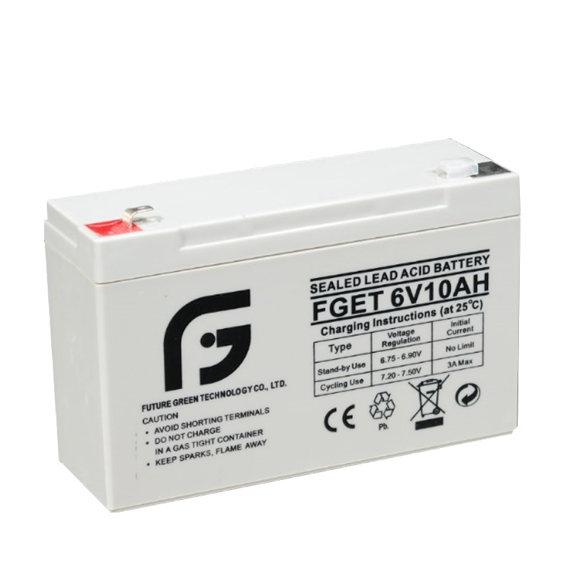 Batería de plomo ácido AGM de 6V 10ah para luz de emergencia de alarma
