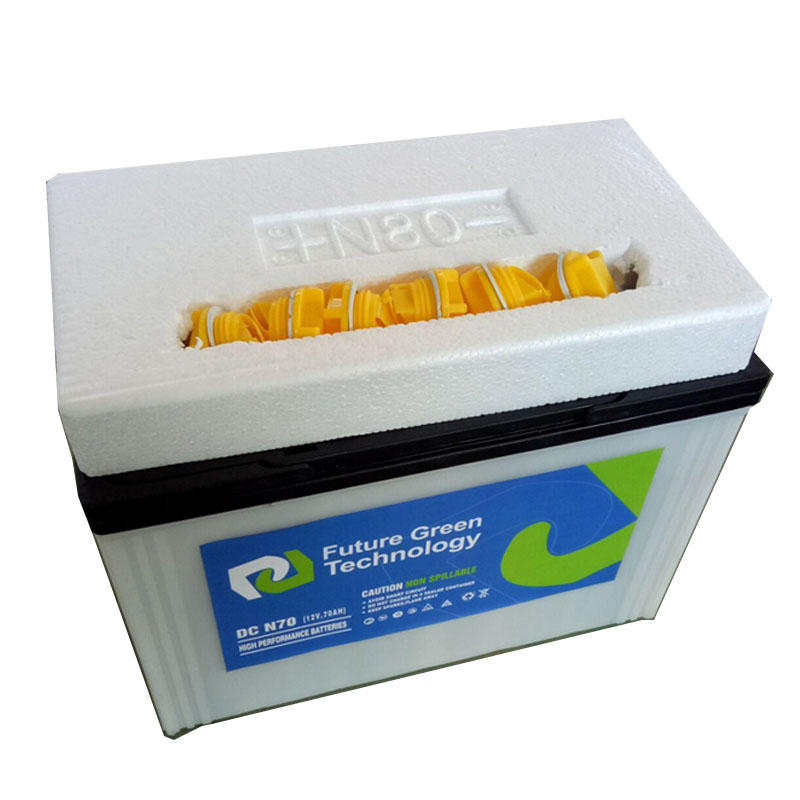Batería DIN de plomo ácido automotriz 12V60ah con carga seca