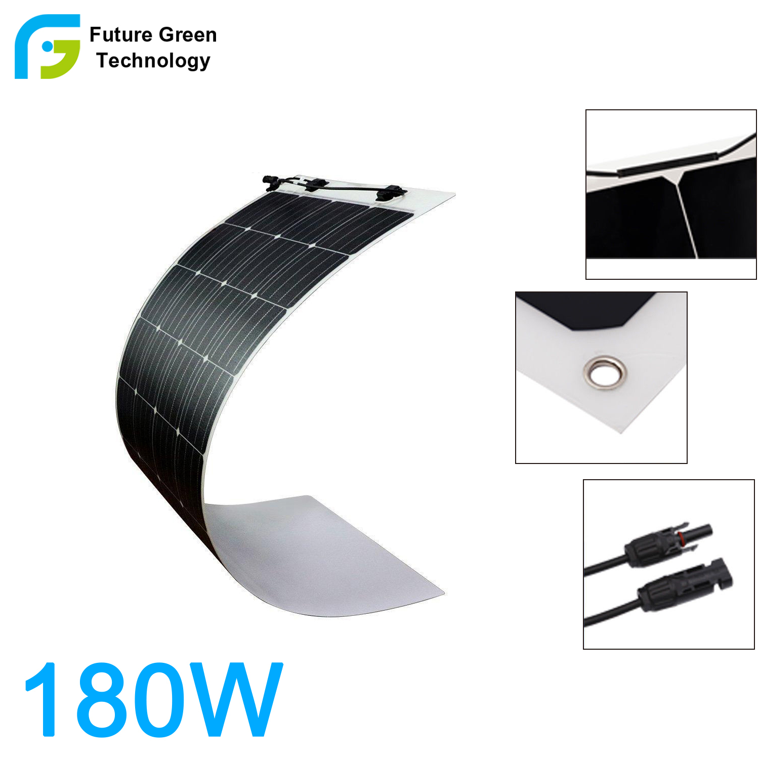 180W Mono Solar Panel Flexible Photovoltaic Module