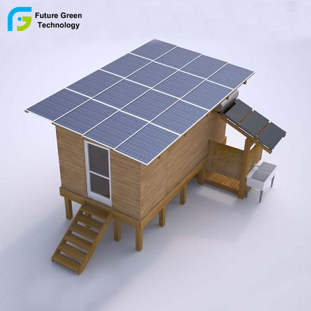 Uso doméstico 20kw en sistema de energía solar Grid Tie para comercio