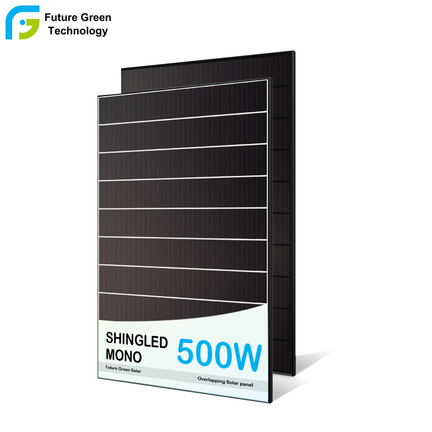 Uso residencial personalizado 495W 500W 505W 510W Panel de tejas de células solares Mono Fabricante China