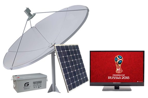 ¿Cómo ver la Copa del Mundo sin electricidad? - TV de energía solar de 12 voltios