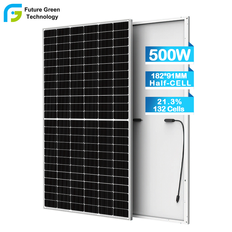 480W 490W 500W 505W Half Cut Solar Panel