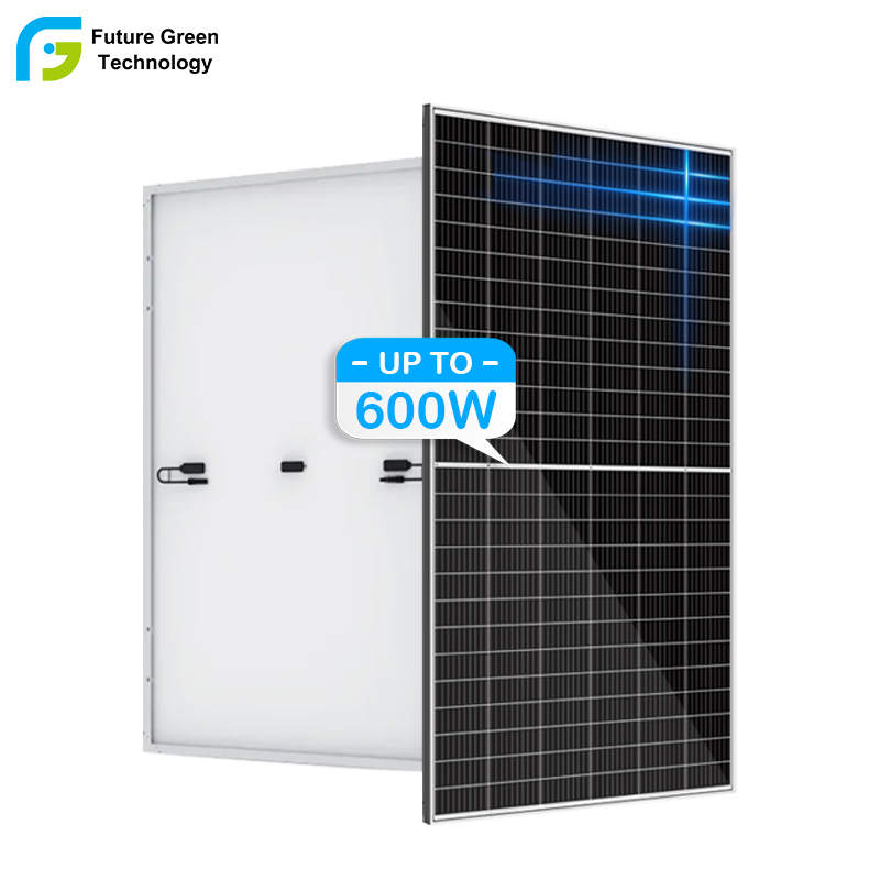 Factory OEM/ODM 580W 590W 595W 600W 182MM Solar Cell Mono PERC Half Cut Solar Panels Solar Power Module