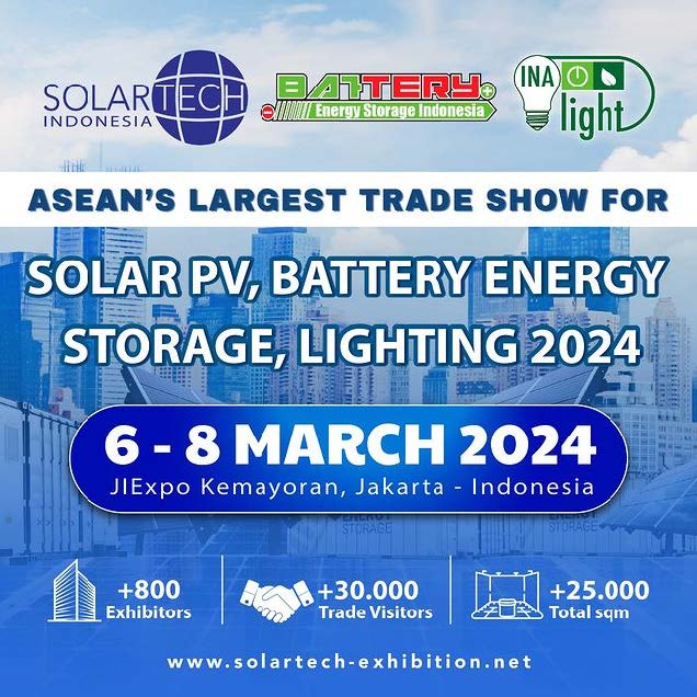 Invitation to Solartech Indonesia & Battery+ Energy Storage Indonesia 2024