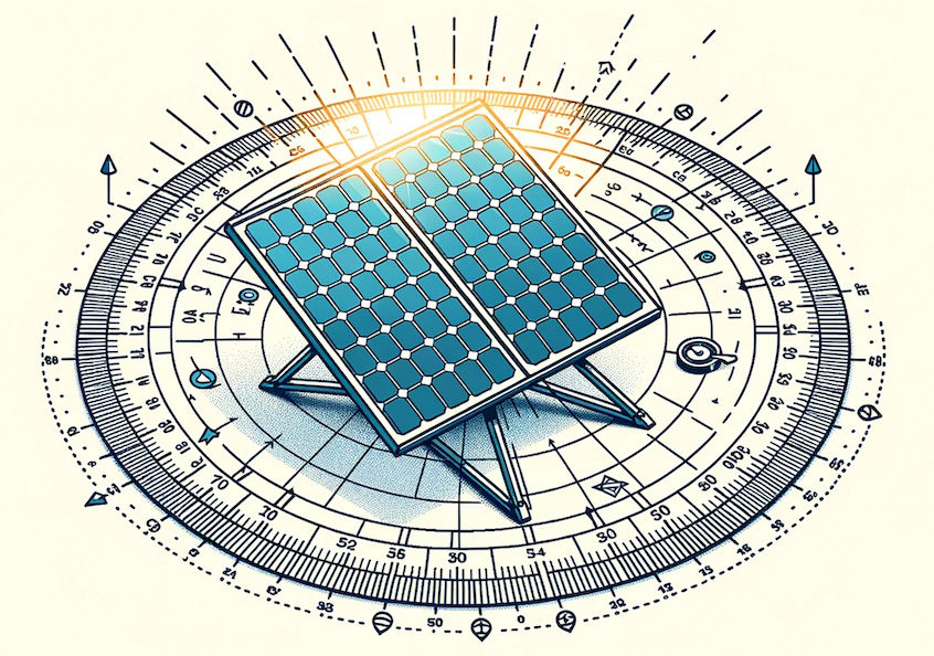 ¿Cómo inclinar la selección del ángulo en energía solar fotovoltaica?