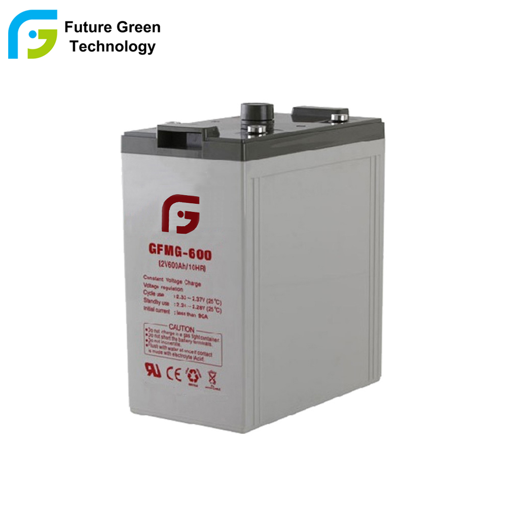 FGET 2V500ah Deep Cycle Sealed Rechargeable AGM Lead Acid Battery for UPS, Solar