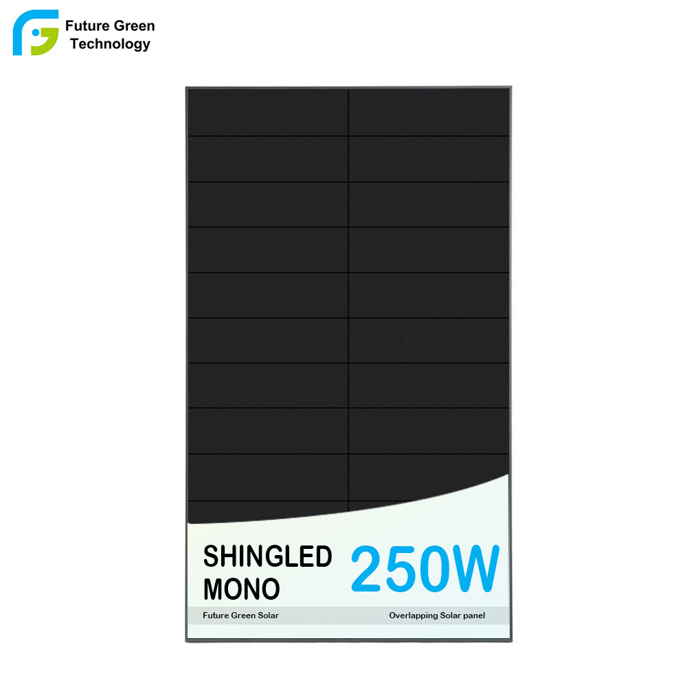 Panel solar fotovoltaico superpuesto con tejas mono panel de venta superior de FGET de 250 W a la venta a buen precio