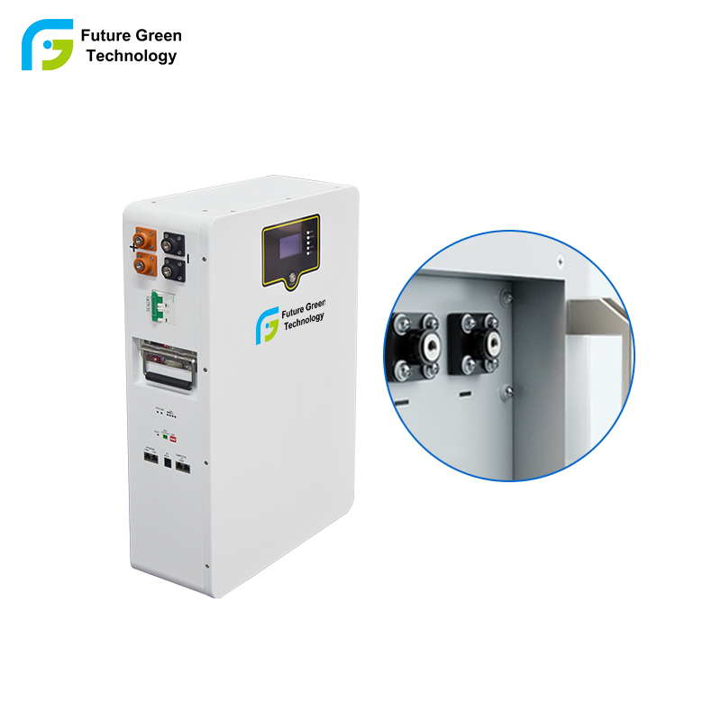 48v 100Ah 200Ah 6000 Cycles Wall Type Solar Energy Storage LifePO4 Battery With LCD