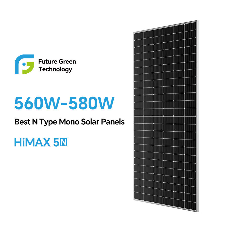 Módulo de energía solar de paneles solares monocristalinos PERC de corte medio, OEM/ODM, 580W, 590W, 595W, 600W, 182 mm