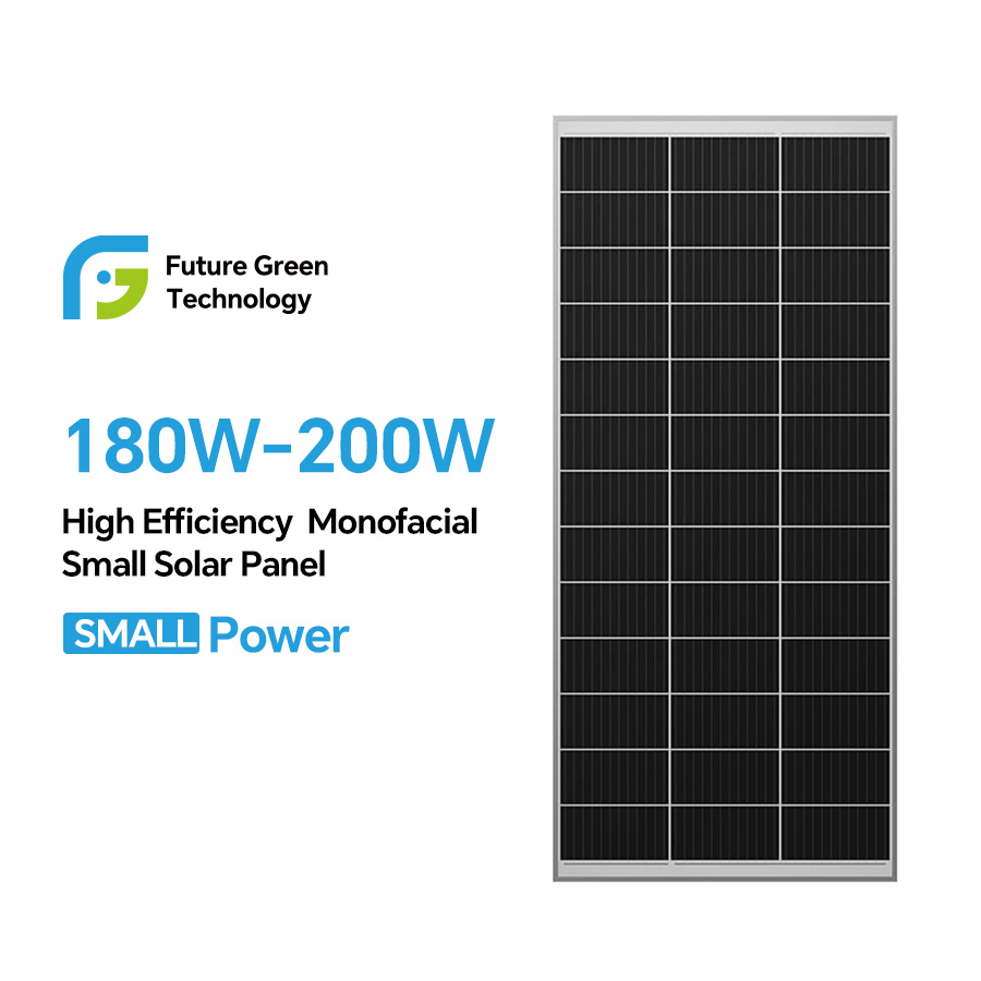 Precio competitivo Personalización Eficiencia Superposición Solar Mono 200W Proveedor de paneles solares en China