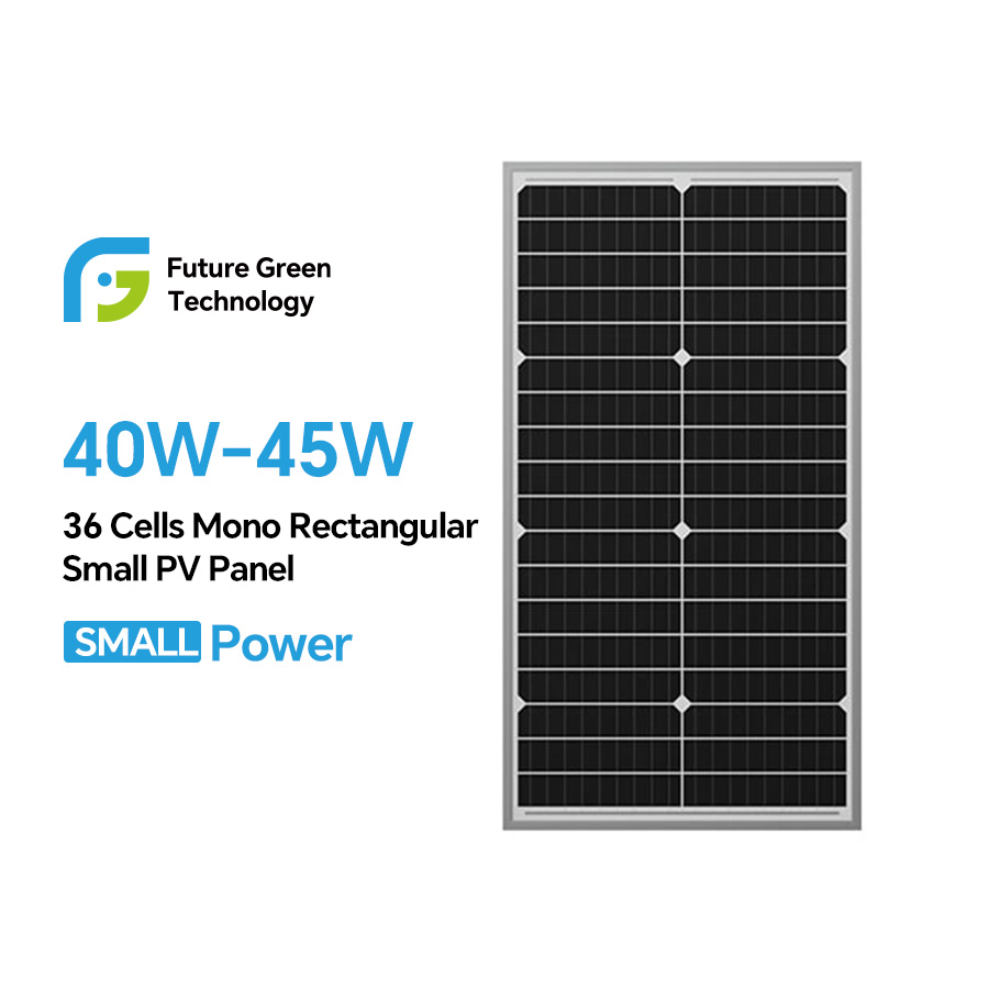 FGET Customized Small Photovoltaic Panel with Factory Price 40W High Efficiency