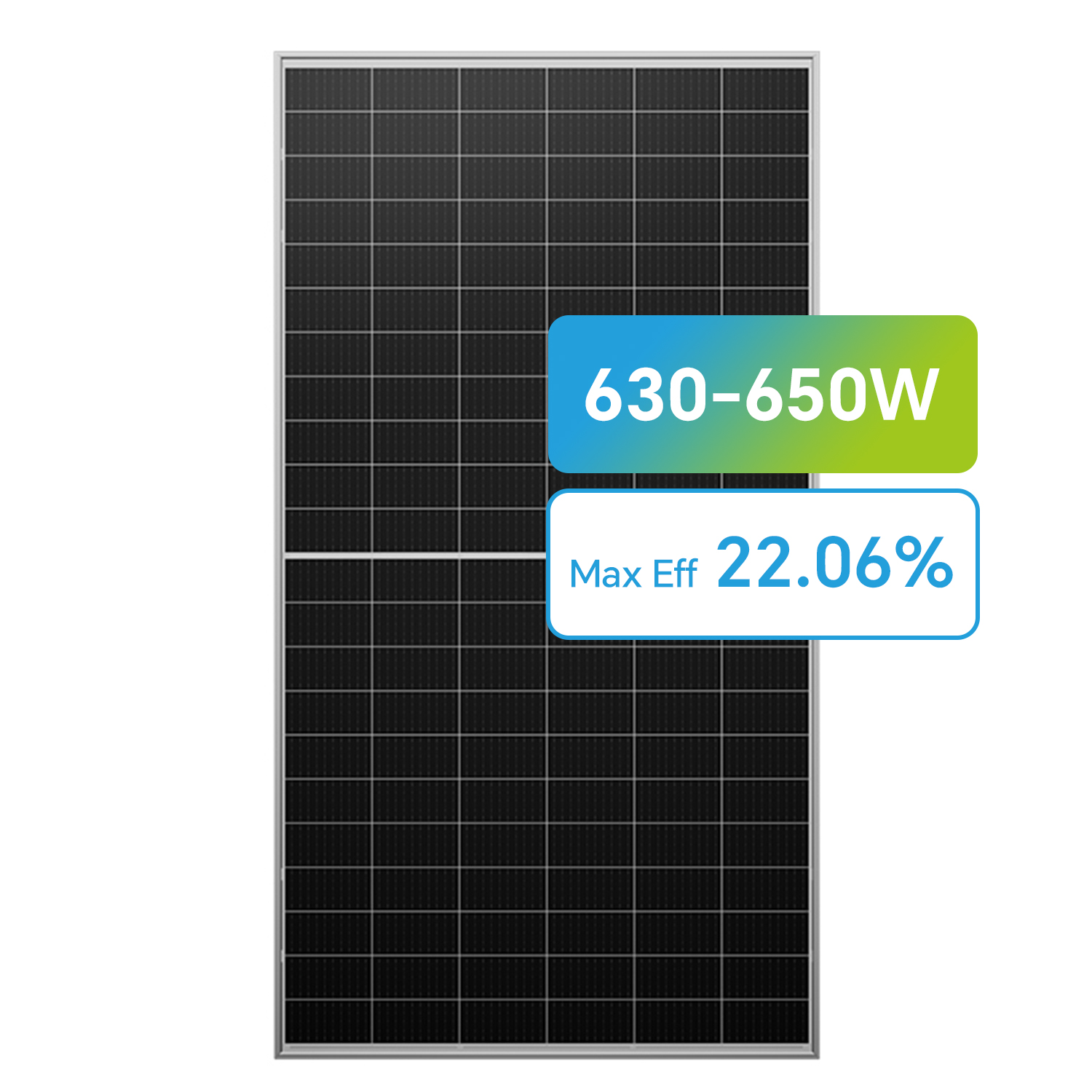 Módulo de energía solar de 182 mm, celda solar monocristalina bifacial tipo N de 620 W, 625 W, 630 W, 635 W y 640 W, OEM/ODM.