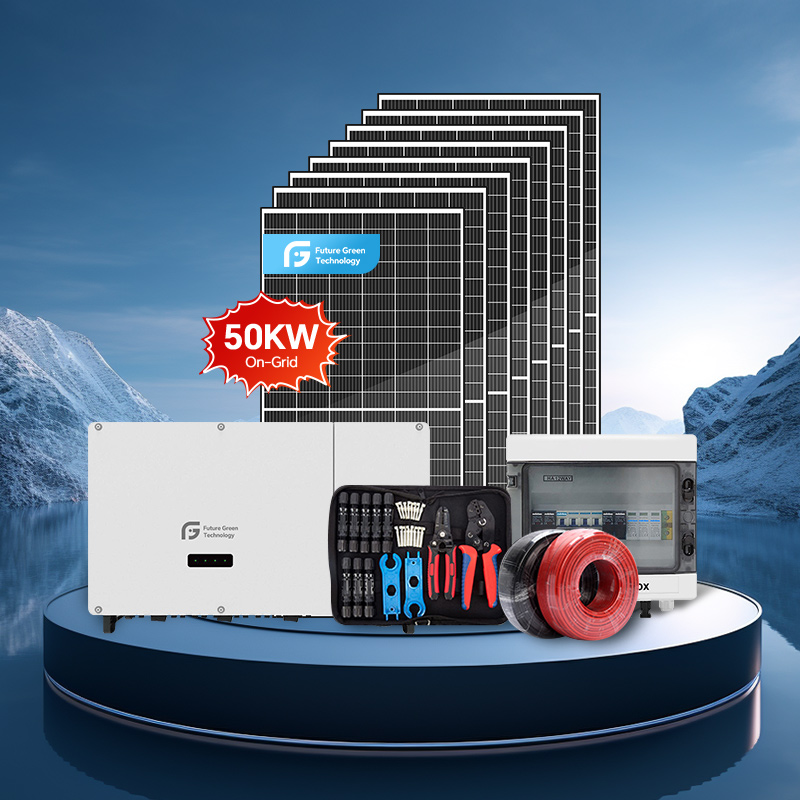 Ficha técnica del sistema de energía solar en red de 30KW, 40kw, 50kw